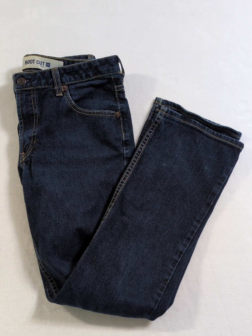 Gap Stretch Bootcut Jeans Dark Wash Denim - Size 8 Reg Vintage 2003